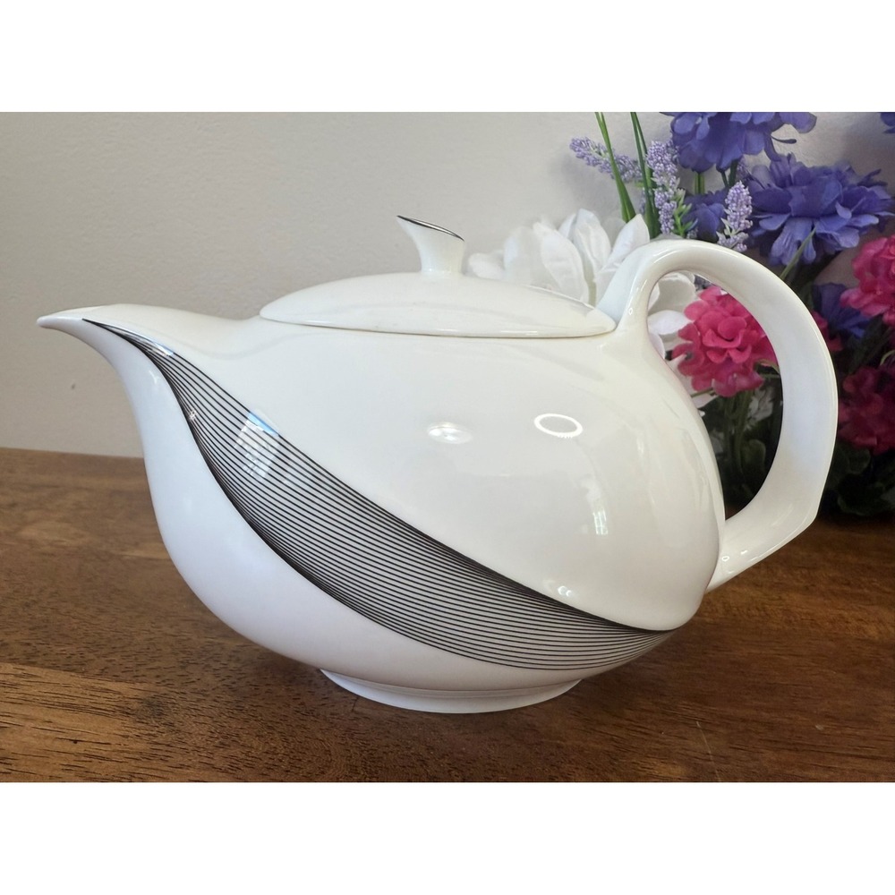 Wedgwood Apollo Bone China Coffee Tea‎ Set Shape 225 Mid Century Modern England - Picture 7 of 10